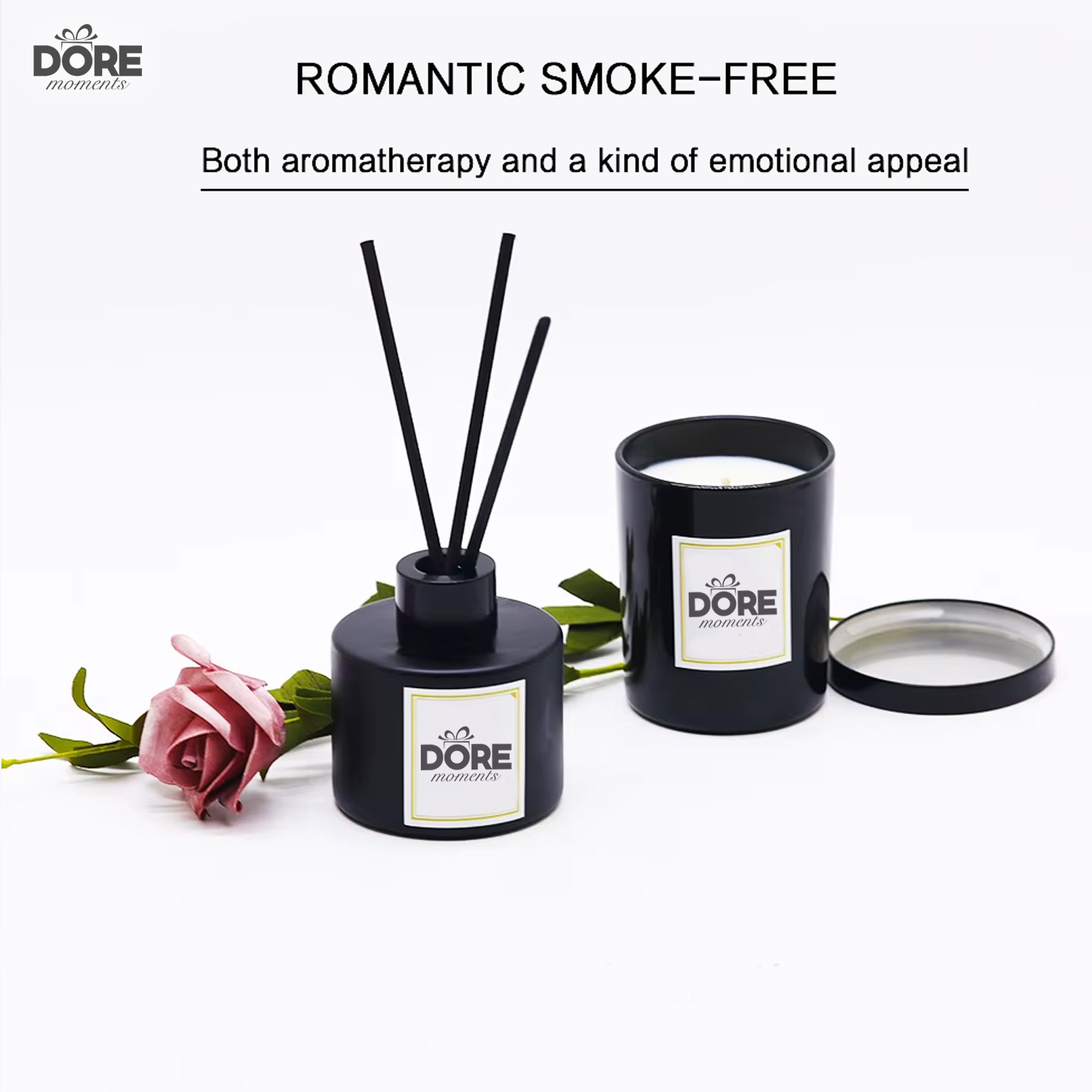 Luxury Candle & Reed Diffuser Gift Set (Lavender)
